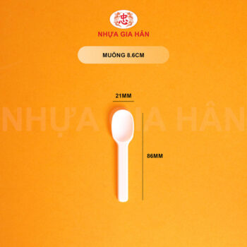 MUỖNG NHỰA PP 8.6 CM